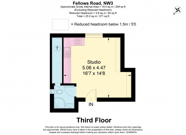 Floorplan for Fellows Road, Belsize Park NW3
