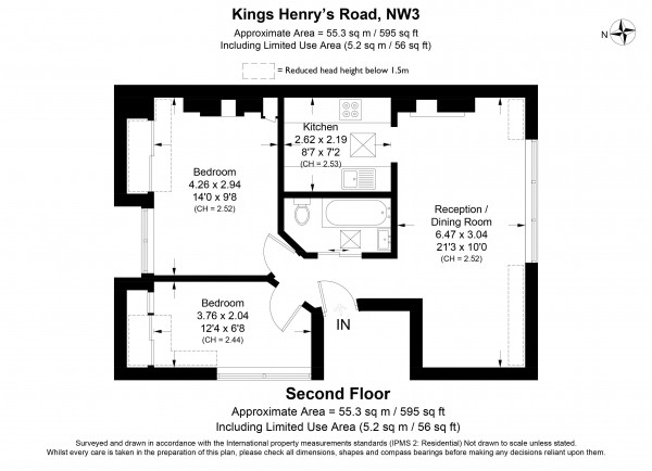 Floorplan for King Henrys Road, Primrose Hill NW3