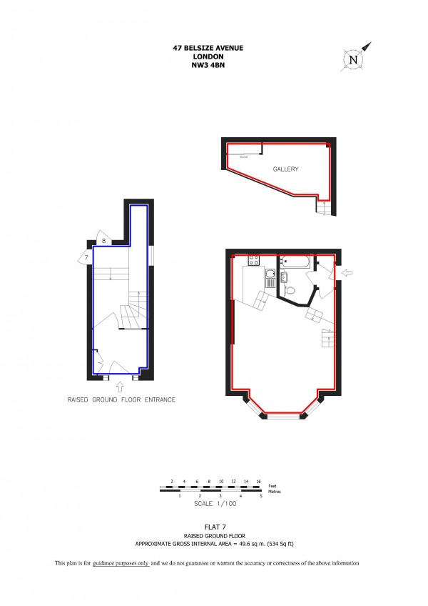 Floorplan for Belsize Avenue, Belsize Park NW3