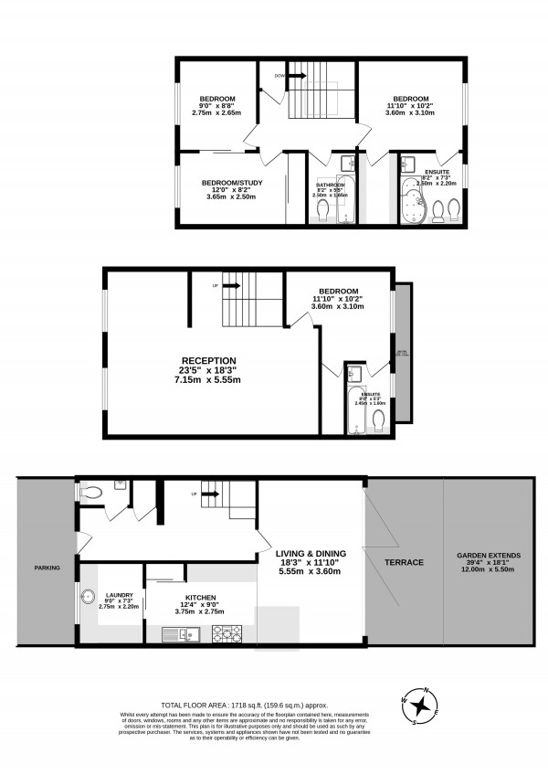 Floorplan for Hornby Close, Swiss Cottage NW3
