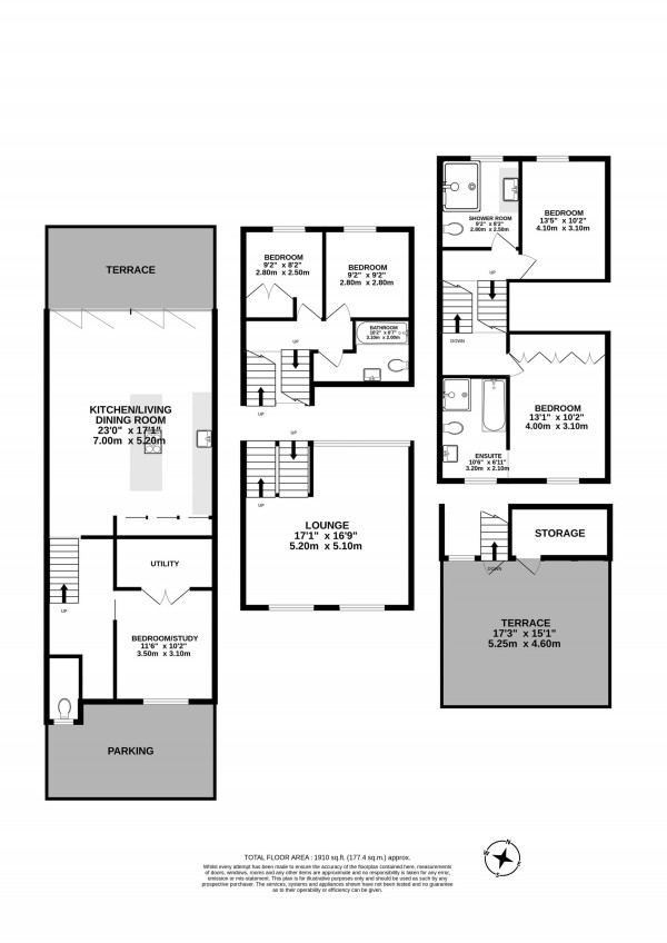 Floorplan for Quickswood, Primrose Hill NW3