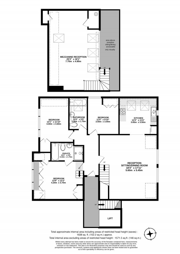 Floorplan for Rosslyn Hill, Belsize Park NW3