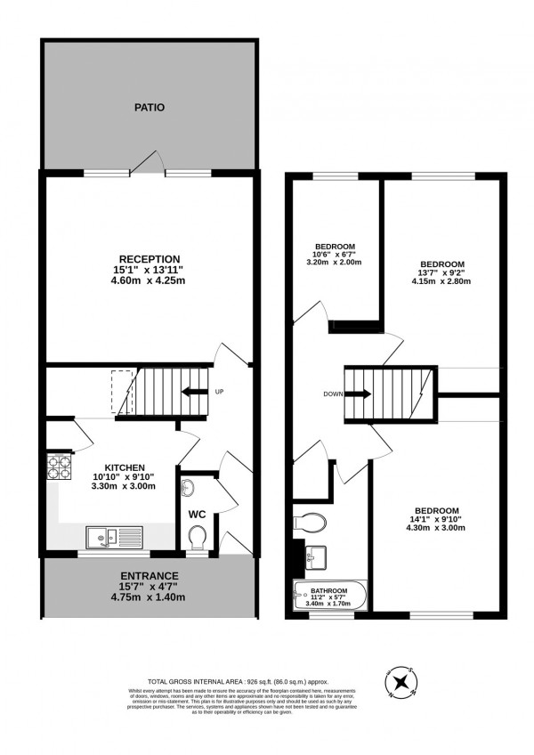 Floorplan for Camden Street, Camden NW1