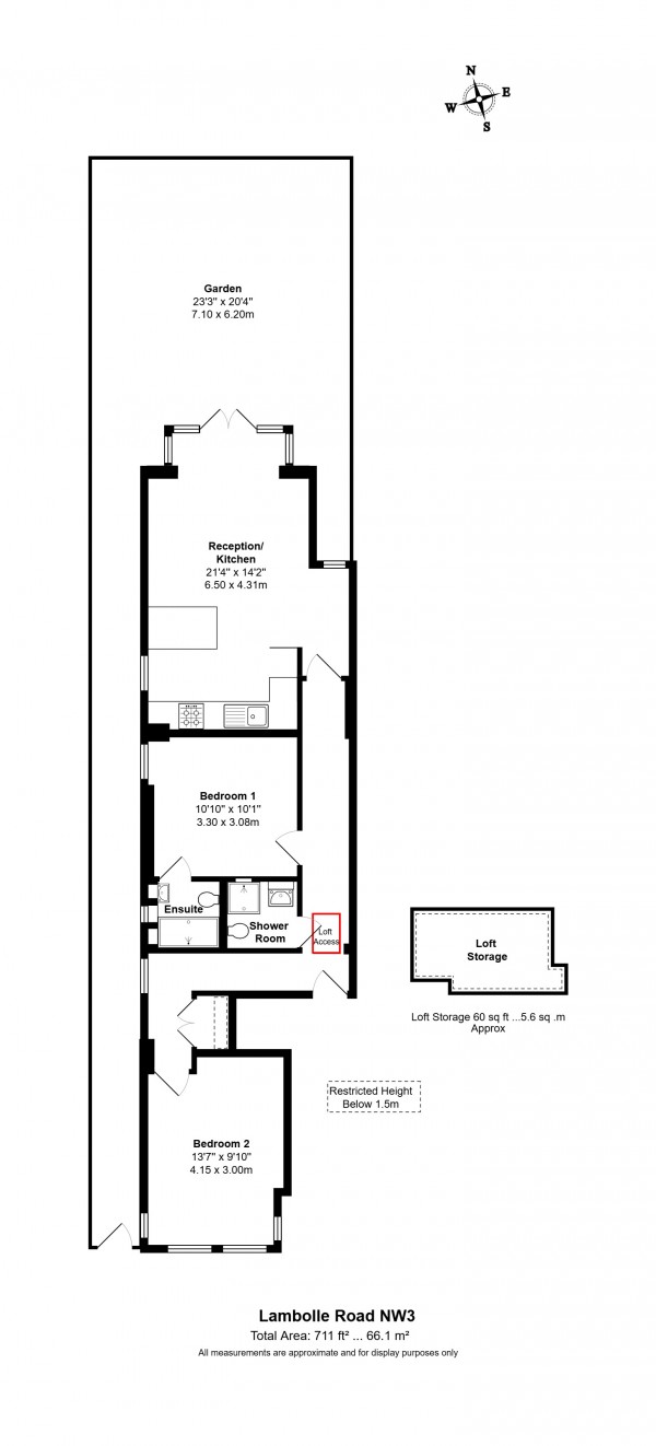 Floorplan for Lambolle Road, Belsize Park NW3