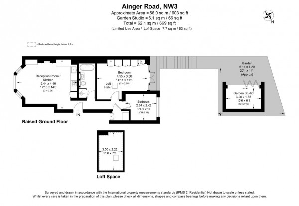 Floorplan for Ainger Road, Primrose Hill NW3